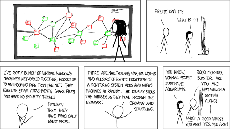 XKCD 350: Network